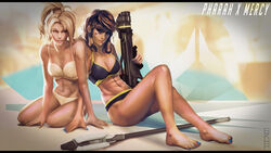 mercy from overwatch by 4kh4