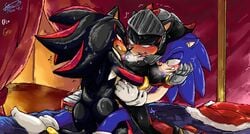 3boys anal balls blue_fur cum double_anal fur furry handjob hedgehog mammal penis selfcest shadow_the_hedgehog sir_lancelot_(sonic_and_the_black_knight) soina sonic_(series) sonic_and_the_black_knight sonic_the_hedgehog tagme threesome yaoi