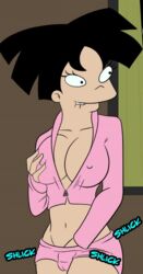 accurate_art_style amy_wong croc_(artist) erect_nipples erect_nipples_under_clothes futurama masturbation tagme