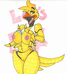 chica (fnaf) from five nights at freddy's by merffle