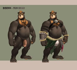 bear kristakeshi male male_only mammal muscular overweight roenn