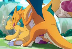 charizard from nintendo by blitzdrachin