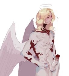 angel angel_(angel_engine) angel_engine blood boy penis