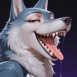 ai_generated female looking_at_viewer maw_shot mawshot mouth_shot open_maw open_mouth porsha_crystal tongue_out wolf