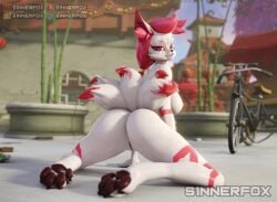 3d_animation animated anthro furry gif kimiko_five-tails sinnerfox tagme