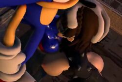 1boy 3d animated big_ass big_breasts blackchaos64 blowjob breasts clothed_sex clothing crossover female hand_on_head huge_cock large_breasts makoto_niijima male no_sound oral_sex penis persona persona_5 sex sonic_(series) sonic_the_hedgehog sonic_the_hedgehog_(series) tagme video