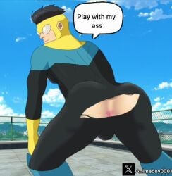 anal animation animeboy0001 art invincible invincible_(comics) invincible_(superhero) invincible_(tv_series) male_only mark_grayson music sound tagme twerking video