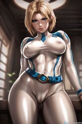 1female ai_generated big_ass big_hips blonde_hair blue_eyes breasts curvy curvy_figure female front_view invisible_woman invisible_woman_(marvel_rivals) looking_at_viewer marvel marvel_rivals mature_female mature_woman milf nipples pony_diffusion_xl secret_room12 short_hair stable_diffusion standing sue_storm video_game video_game_character video_games