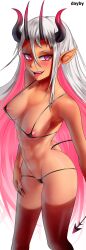 1girls 2d 2d_(artwork) 2d_artwork abs almost_naked almost_nude alternate_version_at_source alternate_version_available areola areola_slip areolae areolae_slip armpit armpit_crease armpit_peek armpits ass ass_cleavage ass_crack average_breasts bare_armpits bare_arms bare_belly bare_chest bare_hands bare_hips bare_midriff bare_navel bare_shoulders bare_skin bare_thighs bare_torso belly belly_button bikini bikini_bottom bikini_only bikini_tan bikini_top black_bikini black_bikini_bottom black_bikini_top black_fingernails black_horn black_horns black_micro_bikini black_nail_polish black_nails black_string_bikini black_swimsuit black_swimwear blush blush_face blushing_at_viewer blushing_female blushing_lines breasts brown-skinned_female brown_skin brown_skinned_female butt_crack collarbone curvaceous curvaceous_body curvaceous_female curvaceous_figure curvaceous_hips curvaceous_thighs curvy curvy_ass curvy_body curvy_female curvy_figure curvy_hips curvy_thighs dayby digital digital_art digital_drawing digital_drawing_(artwork) digital_media digital_media_(artwork) exposed_armpits exposed_arms exposed_belly exposed_chest exposed_hips exposed_midriff exposed_navel exposed_shoulders exposed_skin exposed_thighs exposed_torso female female_focus female_only fingernails fingers groin hair_between_eyes hairless_armpits halterneck hand_on_leg hand_on_own_leg hand_on_own_thigh hand_on_thigh heart_censor high_resolution highres horn horns hourglass_figure inguinal_crease inguinal_ligament knees lean_figure long_hair looking_at_viewer medium_breasts micro_bikini midriff more_at_source mostly_nude multicolored_hair muscular muscular_female nail_polish nails naked naked_female naked_woman narrow_waist navel nearly_nude nipple_bulge nipples nude nude_female nudity one-piece_tan one_piece_swimsuit_tan open_mouth open_mouth_smile original original_art original_artwork original_character parted_lips pink-haired_female pink_areola pink_areolae pink_eyebrows pink_hair pink_hair_female pink_nipples practically_nude purple-eyed_female purple_eyes pussy red_horn red_horns shaved_armpits shoulders simple_background slender_body slender_waist slim_waist smile smiley_face smiling smiling_at_viewer solo standing stomach string_bikini succubus succubus_horns succubus_tail swimsuit swimsuit_tan swimwear tan tan_body tan_chest tan_line tan_lines tan_skin tan_skinned_female tanned tanned_breasts tanned_skin thick_ass thick_butt thighs thong_bikini tongue tongue_out uncensored_breasts uncensored_nipples upper_body upper_teeth very_long_hair very_long_hair_female white-haired_female white_background white_eyebrows white_hair wide_hips