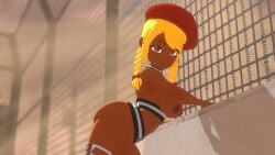 1female 1girls 3d 3d_(artwork) 3d_model 666 2024 alternate_version_at_source alternate_version_available arched_back areolae ass ass_focus ass_visible_through_thighs beret blonde_female blonde_hair blonde_hair_female breast breasts breasts_out cheerleader cheerleader_outfit cheerleader_uniform cheerleading_uniform clothed clothed_female clothing curvaceous curvaceous_ass curvaceous_body curvaceous_female curvaceous_figure curvaceous_hips curvaceous_thighs curvy curvy_body curvy_female curvy_figure curvy_hips curvy_thighs daitomodachi daki_(daitomodachi) dark_skin dark_skinned_female female female_focus female_human female_only female_solo hourglass_figure hourglass_figured_female kakyoin_waifu_connoisseur leaning leaning_against_wall leaning_forward leaning_on_wall looking_at_viewer looking_pleasured nipples outdoors pointy_chin red_beret red_eyes red_eyes_female roof rooftop sfm smile smiling smiling_at_viewer smiling_female solo solo_female solo_focus straps thick thick_ass thick_body thick_boobies thick_boobs thick_booty thick_breasts thick_butt thick_hips thick_legs thick_thighs thigh_gap thigh_highs thighhighs thighs voluptuous voluptuous_body voluptuous_female youtube