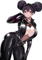 1girls 2025 alluring belt big_breasts bodysuit breasts bursting_breasts cat_ears catsuit curvaceous curvaceous_body curvaceous_female curvaceous_figure curvy curvy_body curvy_female curvy_figure enticing female gizza goddess_of_victory:_nikke hips hourglass_figure huge_breasts jewelry large_breasts light-skinned_female light_skin looking_at_viewer mask massive_breasts necklace open_bodysuit open_clothes quency_(escape_queen)_(nikke) quency_(nikke) seducing seductive seductive_look shiny shiny_clothes shiny_skin skin_tight teasing teasing_viewer temptation tempting tempting_viewer thick thick_breasts thick_hips thick_thighs tight_clothes tight_clothing unzipped unzipped_bodysuit voluptuous voluptuous_female white_background wide_hips zipper zipper_down zipper_pull_tab