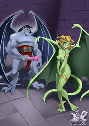 breasts disney female gargoyles goliath_(gargoyles) nipples penis straight tagme xl-toons.com