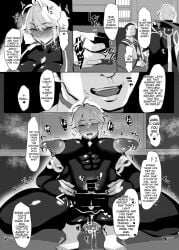 ahegao_face alhaitham_(genshin_impact) big_areola big_ass big_breasts big_clitoris big_nipples clitoris clitoris_piercing female leaking_precum pierced_nipples piercing pussy_juice pussy_juice_drip ring_piercing saliva_on_tongue spread_pussy spreading