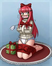 bondage cute female game girl hot straitjacket
