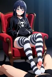 ai_generated footjob footjob_with_legwear original_character tagme