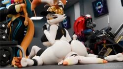 1boy1girl 2020s 2025 3d 3d_(artwork) 4_toes accidental_circumstance anthro anthro_on_anthro anthro_only ass ass baseball_cap big_ass big_breasts big_butt big_thighs breasts charizard child_bearing_hips cleavage clothing crop_top curvy curvy_body curvy_female curvy_figure dat_ass dividebyzero eyebrows eyelashes facesitting female female_focus female_on_top femdom feraligatr furry furry_female furry_male furry_only generation_1_pokemon gym gym_uniform hi_res highres hips hourglass_figure huge_breasts indoors large_ass large_breasts large_butt larger_female leggings long_ears long_tail looking_back low-angle_view male male/female male_on_bottom malesub mammal navel nintendo nipple_bulge on_floor orange_fur pokemon pokemon_(species) red_eyes red_hair scales scalie scorbunny scorbunny_(valorlynz) sharp_teeth sideboob skindentation slim_waist smaller_male teeth thick_thighs thighs treadmill underboob white_fur wide_hips yukigatr_(evov1) yukizard_(evov1) zoroark zoroark_(bom39)