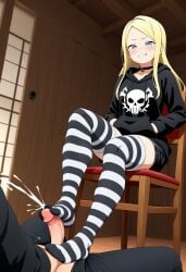 ai_generated footjob footjob_with_legwear original_character tagme