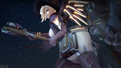 3d alternate_costume animated ass bent_over blur breasts breasts_out broom female halloween highres mercy night nipple no_sound overwatch pumpkin_reaper quilsfm reaper sex sky source_filmmaker star straight vaginal_penetration video wings witch witch_hat witch_mercy