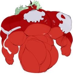 abs biceps big_breasts big_muscles breasts bulumble-bee female horns huge_breasts huge_muscles hyper_breasts hyper_muscles large_breasts large_muscles muscles muscular muscular_arms muscular_female muscular_legs muscular_thighs pecs