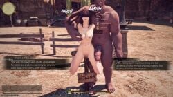 3d after_rape anonorenk bad_end blindfold bound broken_rape_victim captured debuff defeated defeated_heroine degradation english final_fantasy_xiv free_use game_mechanics gpose(ffxiv) humiliation public_exposure public_humiliation rape raped raped_by_enemy restrained roegadyn sex_slave slave status_effect tagme viera warrior_of_light_(ff14)