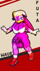 1futa 3d anthro avian balls beak bird blue_eyes breasts erect_penis erection eyelashes feathers fur furry furry_female futa_only futanari gloves goggles goggles_on_head kerchief large_penis looking_at_viewer makeup necklace passerine penis purple_body purple_feathers purple_fur sega senna_source sfm shoes simple_background sonic_(series) sonic_riders sonic_the_hedgehog_(series) swallow_(bird) text top topless_anthro topwear wave_the_swallow