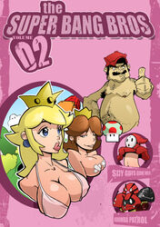 censored fat female goomba human lysol_jones mario mario_(series) nintendo overweight princess_daisy princess_peach pubes pubic_hair shy_guy slightly_chubby straight_hair super_mario_bros.