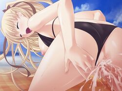 ass breasts cum cum_in_pussy cum_inside large_breasts nipples tsundereijou_tachibana_amane_to_bakansu_ai-land_jirojiro_misugi_desu_wa!_kozakuri_shitain_desu_no?_koibito_nan_dakara_suki_ni_nasai! usamimi_mogerumon