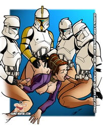 1girls 2004 4boys alx_(fuckit) clone_trooper clone_wars female gangbang multiple_males padme_amidala sex star_wars sumohentai