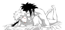 2boys duo human male male_only multiple_boys naruto senju_tobirama uchiha_madara yaoi