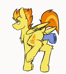 animated ass chest_tuft cutie_mark dildo equine female feral friendship_is_magic mammal my_little_pony pegasus ralekarts sex_toy simple_background solo spitfire_(mlp) tuft whateverbender white_background wings wonderbolts_(mlp)