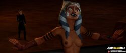 1boy 1girls 3d ahsoka_tano anakin_skywalker blender clone_wars corruption female johndamnman male sith sith_eyes star_wars the_clone_wars:_season_four the_clone_wars:_season_three togruta