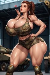 brigitte from overwatch by bythebrokenone