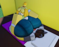 isabelle (animal crossing) from animal crossing by bradythewwefan