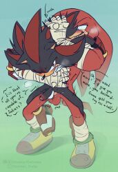 knuckles the echidna from sega by obsidianthedrake