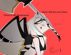 adam (hazbin hotel) from hazbin hotel by potatonebula