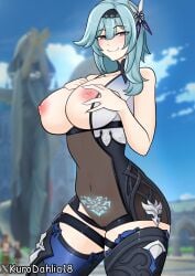 eula (genshin impact) from genshin impact by kurodahlia18