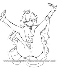 princess peach from mario (series) by poison after dark