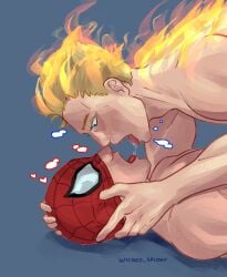 human torch from marvel by wicked spidey