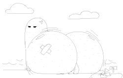 anger_symbol anger_vein angry ass ass_clapping ball_with_hyper_features bandage bandages clapping_ass clapping_cheeks eyelashes female freaky giant_ass hill hill_(super_mario_brothers) huge_ass hyper hyper_ass inanimate large_ass mario_(series) mountain nintendo object pussy sentient_object shaking_ass shaking_butt shitpost super_mario_bros. super_mario_world supersecretsoup_(artist) twerk twerking vagina