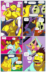 20th_century_studios 2boys 2girls 6_panel_comic accurate_art_style arabatos bart_simpson bathrobe black_highheels black_shirt blue_pants braless breast_sucking breastfeeding breastfeeding_during_sex comic_page darren_(arabatos) dressing english_dialogue english_text high_heels incest jenny_poussin leafs lisa_simpson looking_aside looking_at_another looking_down looking_down_at_another looking_up looking_up_at_another lying lying_on_stomach moon muscular muscular_arms muscular_back muscular_chest muscular_male night no_bra_under_clothes pink_bathrobe public_topless talking_to_another talking_to_self the_simpsons topless topless_male tree vaginal_penetration yellow_body yellow_skin