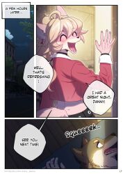 chloe_(strongbana) comic_page daniel_(strongbana) furry knocked_out oc original_character pika_bana strongbana tagme