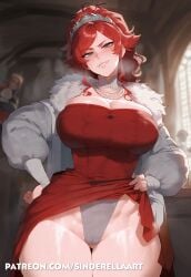 ai_generated ass_bigger_than_head big_breasts big_breasts big_butt breasts_bigger_than_head busty commission curvaceous female heavenly_ass hilda_boreas_greyrat huge_ass huge_breasts large_ass large_breasts milf mushoku_tensei mushoku_tensei:_isekai_ittara_honki_dasu patreon patreon_url patreon_username pawg royal royalty sinderellaart tease teasing teasing_viewer thick thick_ass thick_legs thick_thighs voluptuous voluptuous_female