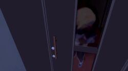 3d behind_door blonde_hair cheating cuckold_pov dark-skinned_male fate/grand_order fate_(series) fucked_from_behind jeanne_d'arc_(fate) koikatsu light-skinned_female moaning netorare ntr raru_(ntraruru) tagme video