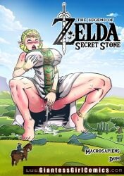 1girls big_ass big_breasts blush dress giantess giantess_growth giantessgirlcomics gigantic_breasts link muscular nintendo princess_zelda pussy pussy_juice pussy_juice_drip squirt squirting tears_of_the_kingdom the_legend_of_zelda zelda_(tears_of_the_kingdom)