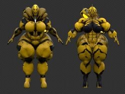 abs big_ass big_breasts breasts bubble_ass cleavage ember_(warframe) female huge_ass huge_breasts muscular_female qzk_forte saryn_(warframe) tagme thick_thighs warframe wide_hips