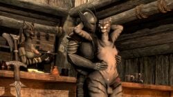 femboy khajiit skyrim source_filmmaker yaoi