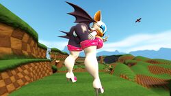 anal_insertion anus big_ass chaos_emerald emerald legs long_legs pussy rouge_the_bat shocking_(artist) sonic_(series)