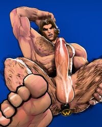 arm_up armpits basic_background beard black_buttplug blue_background buttplug cum cum_on_cock cum_on_dick cum_on_penis cumming erect erect_cock erect_dick erect_penis erection fully_naked fully_naked_male fully_nude fully_nude_male hairy hairy_abs hairy_arms hairy_ass hairy_body hairy_chest hairy_fingers hairy_legs hairy_male hand_behind_head hand_on_leg hoogasu huge_cock large_balls male male_only marvel marvel_rivals naked naked_male nude nude_male penis plain_background plug_(sex_toy) pubes seated semen semen_on_penis six_pack solo_male vein veins veins_on_cock veins_on_dick veiny veiny_dick wolverine_(marvel_rivals) wolverine_(x-men)