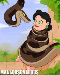 crossover disney female hypnosis hypnotic_eyes kaa mallouscallous milf mind_control ming_lee naked naked_female nude_female nudity pixar pixar_mom snake tagme the_jungle_book thick turning_red