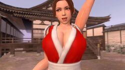 3d animated big_breasts breasts busty curvy cute female king_of_fighters mai_shiranui no_sound source_filmmaker video voluptuous zenu